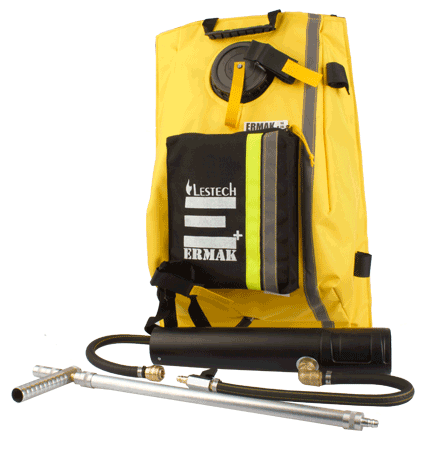 the firefighting backpack with motor pump TIGER